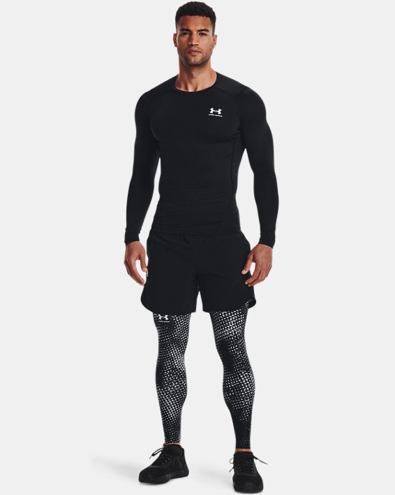 Legging avec imprimé HeatGear® Armour pour hommes, Black, pdpMainDesktop image number 2
